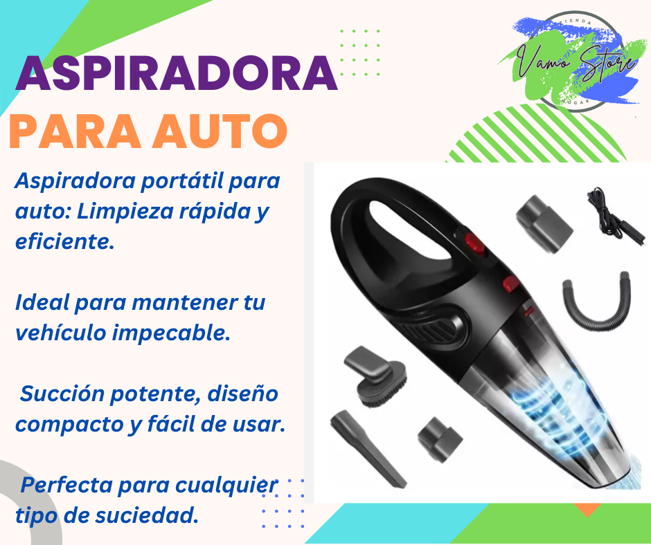 ASPIRADORA PARA AUTO