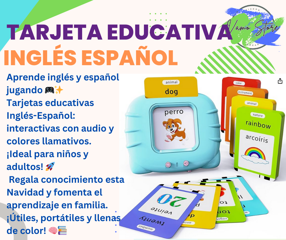 TARJETAS INTERACTIVAS INGLÉS - ESPAÑOL